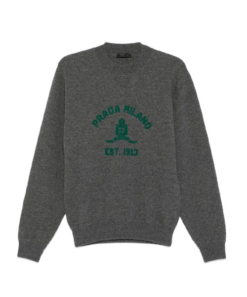 엠브로이더드 크루넥 스웨터