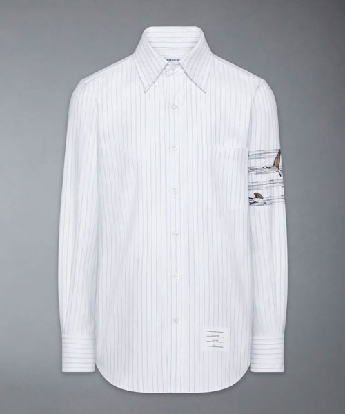 핀스트라이프 옥스포드 셔츠