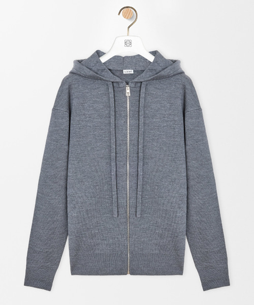 애너그램 울 집업 후디