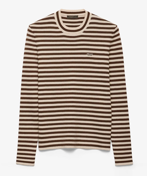 스트라이프 울 스웨터