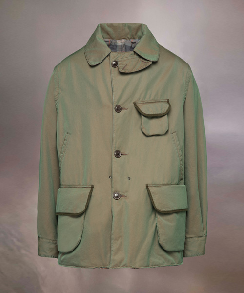 디스트레스드 토닉 코튼 자켓