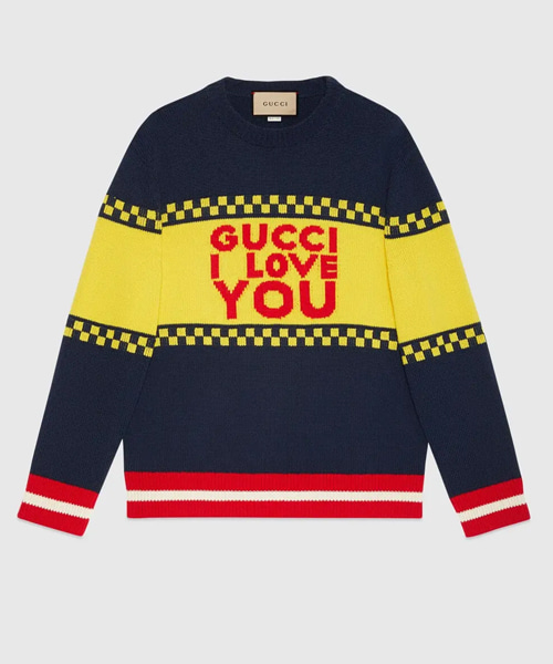 모노그램 울 니트 스웨터