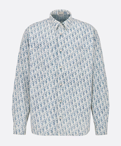 카스리 코튼 데님 오버셔츠