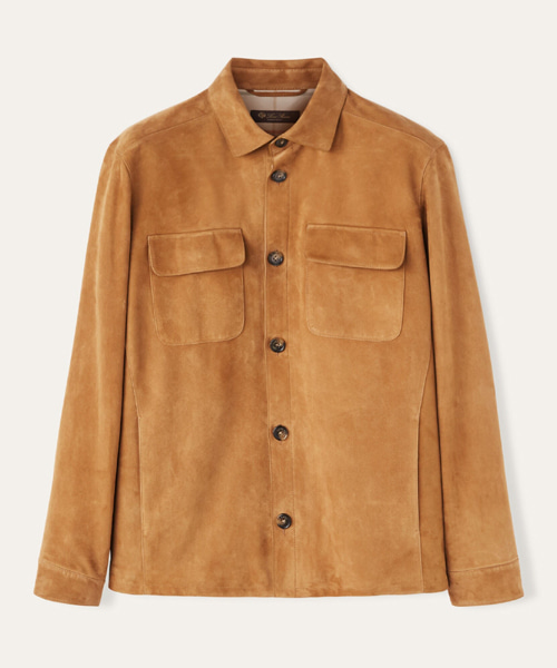 키드스킨 오버 셔츠 자켓