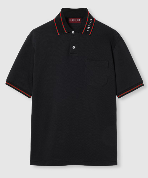 코튼 피케 폴로 셔츠