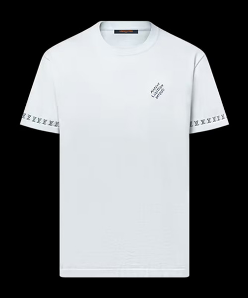 숏 슬리브드 시그니처 크루넥