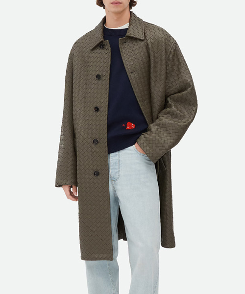 인트레치아토 가죽 코트