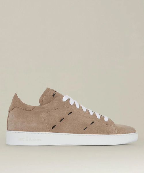 레더 스티칭 스니커즈