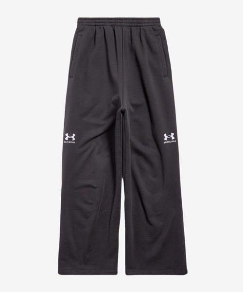 로고 자수 배기 스웨트팬츠