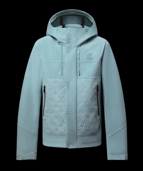 테크니컬 벨벳 레인 재킷