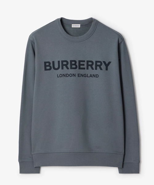 로고 코튼 스웨트셔츠