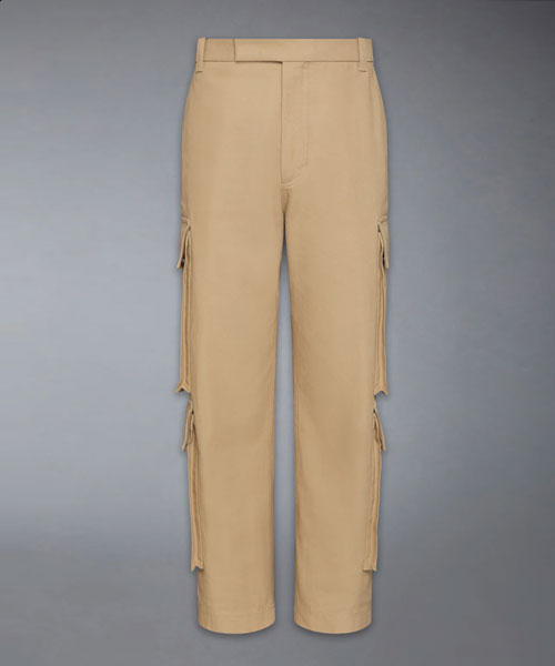 워시드 코튼 유틸리티 치노 카고 팬츠