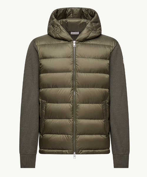 패디드 울 집업후드