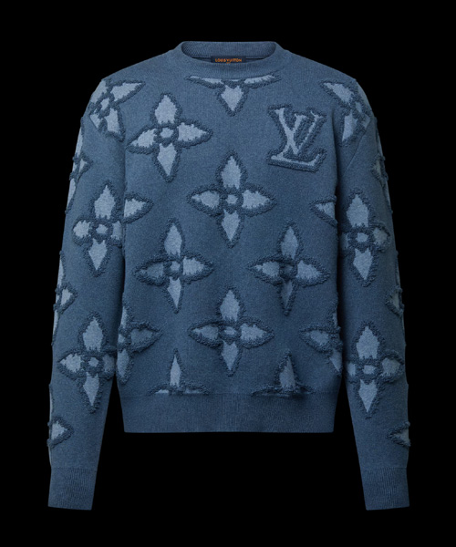 텍스처드 코튼 크루넥