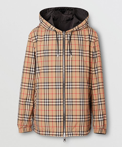 리버시블 체크 자켓