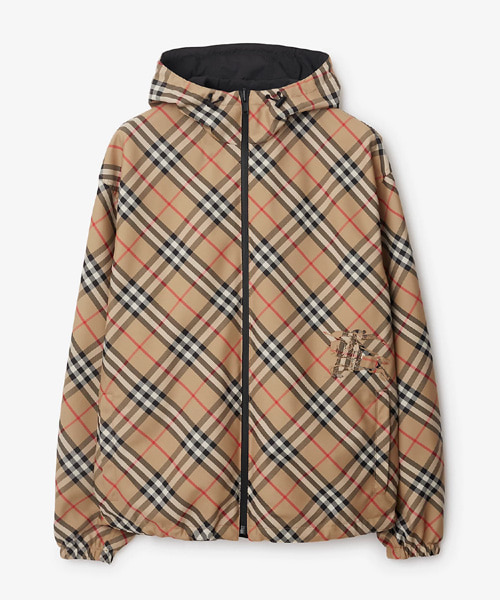 리버시블 체크 자켓