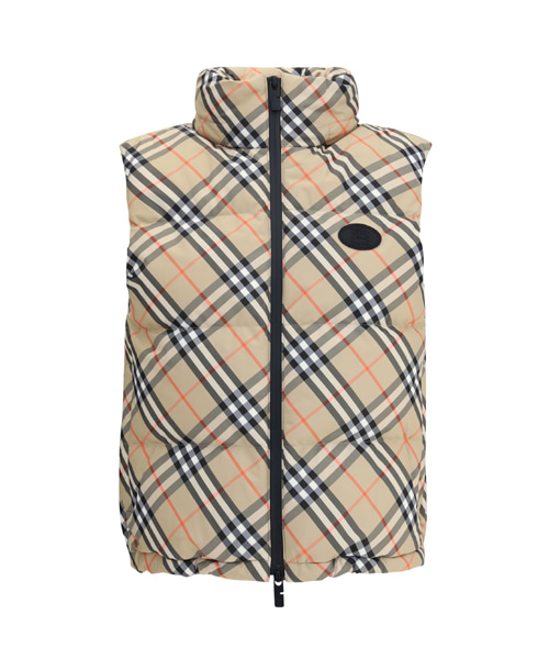 체크 푸퍼 베스트