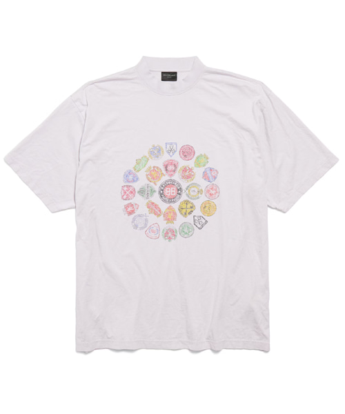 스파이럴 크레스트 미디엄 핏 티셔츠