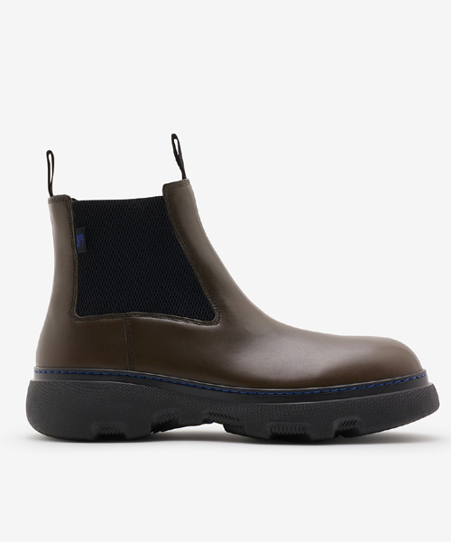 레더 크리퍼 로우 첼시 부츠