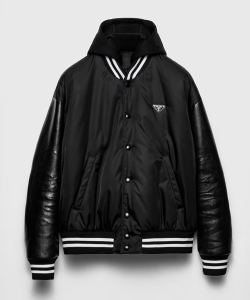 리나일론 오버사이즈 봄버 자켓