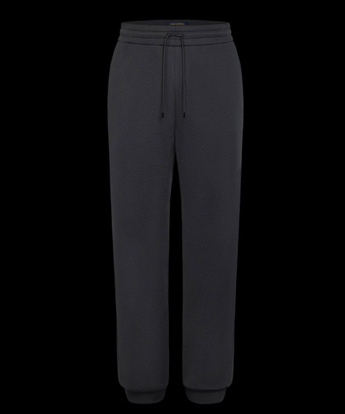 모노그램 플리스 조거 팬츠