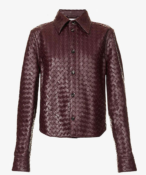 인트레치아토 가죽 셔츠