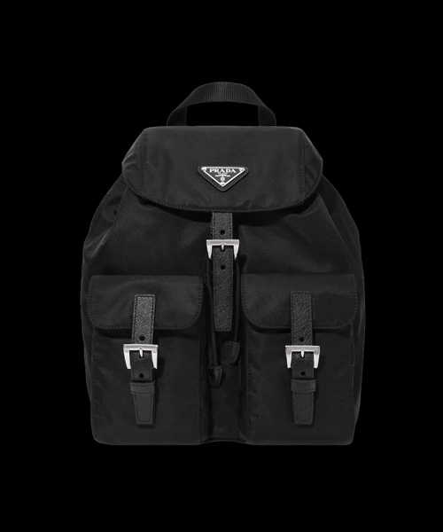 리나일론 미디움 백팩