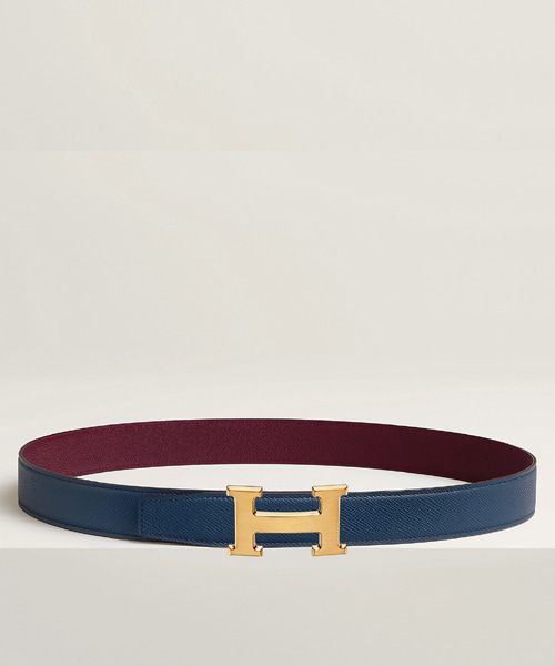 H 벨트 버클 리버시블 가죽 스트랩 32mm