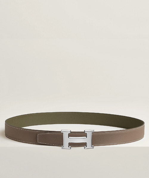 H 벨트 버클 리버시블 가죽 스트랩 32mm