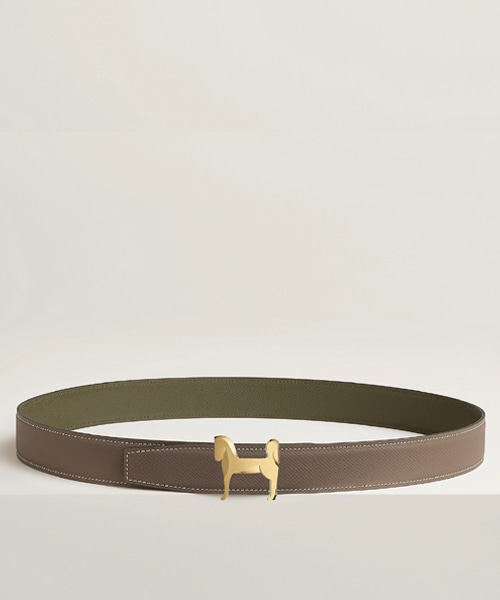 파나슈 벨트 버클 리버시블 가죽 스트랩 32mm