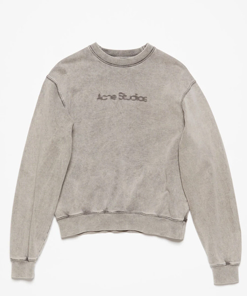 블러링 처리 로고 스웨터