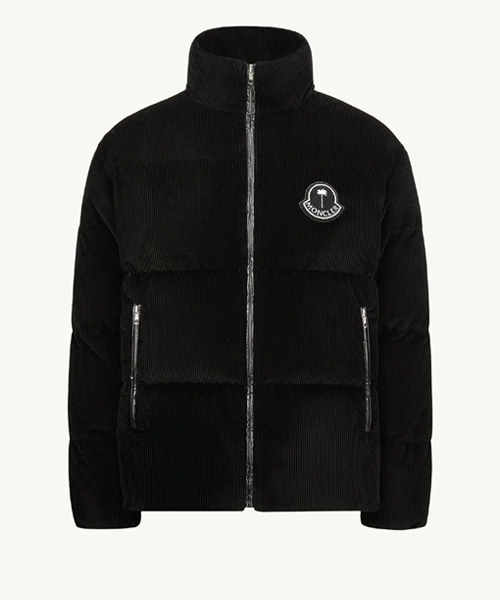 x PALM ANGELS아브롤호스 코듀로이 크롭 다운 재킷