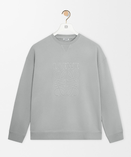 애너그램 아플리케 디테일 스웨트셔츠