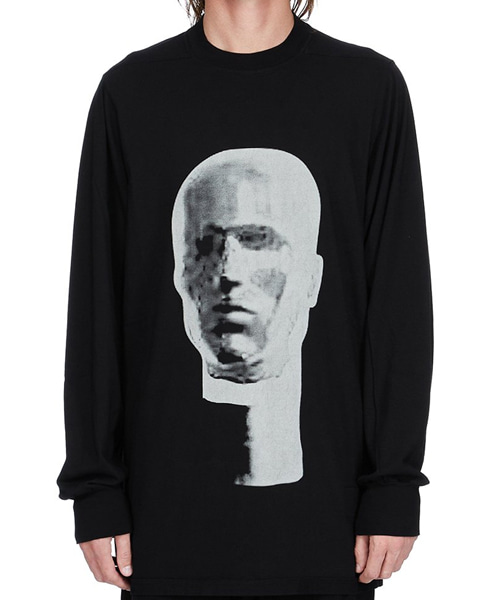 그래픽 프린트 코튼 스웨트셔츠