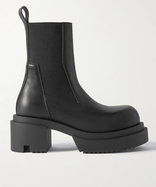 비틀 보건 레더 첼시 부츠