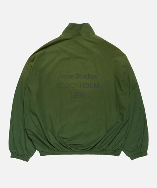 로고 프린트 집업 자켓