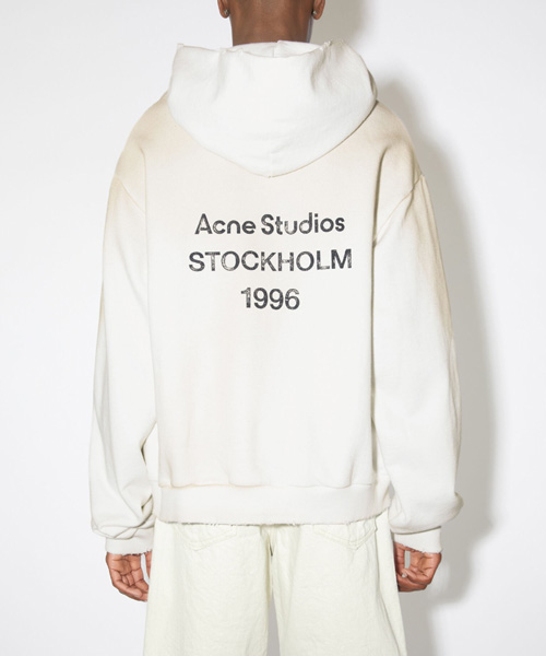 로고 후드 스웨터