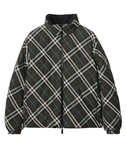 체크 리버시블 자켓