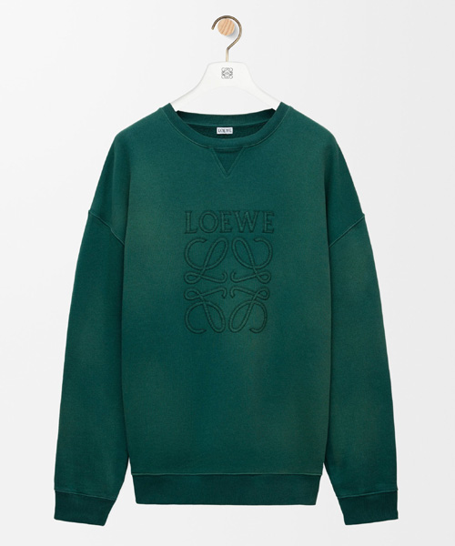 애너그램 아플리케 디테일 스웨트셔츠