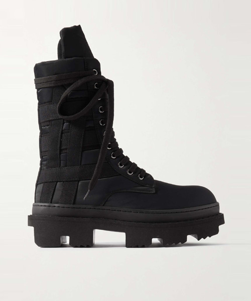 아미 레이스 업 부츠