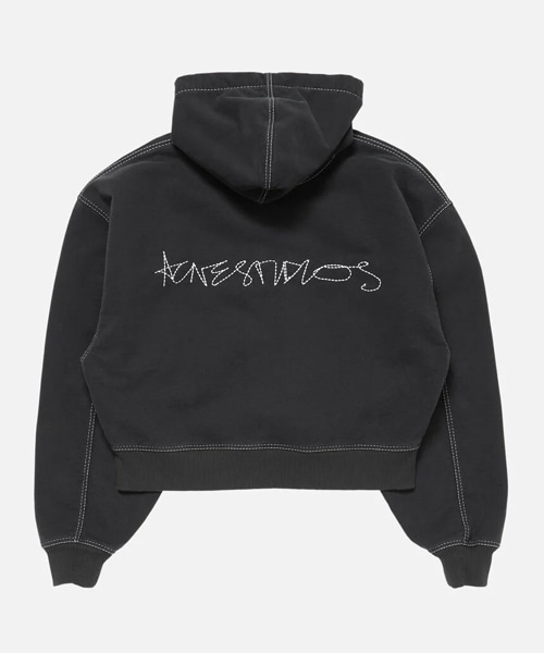 캥거루 포켓 후드 집업 스웨터