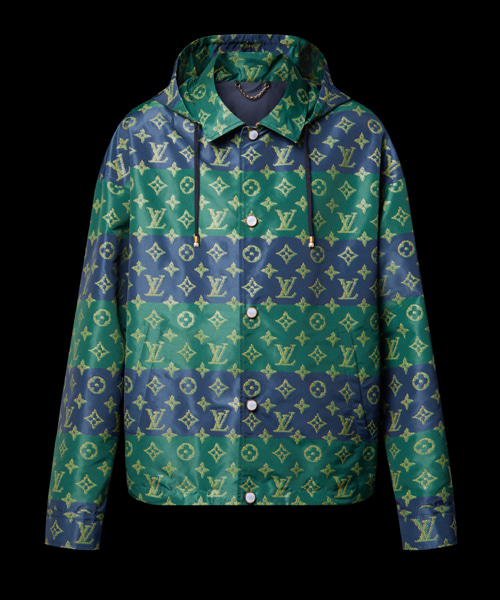 모노그램 프린티드 코치 자켓