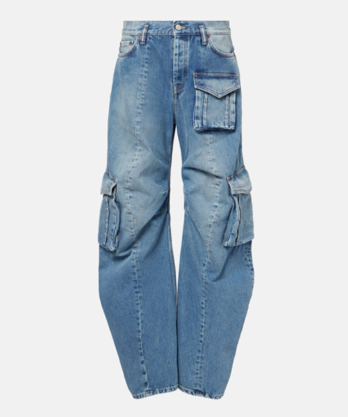 로우라이즈 배럴 카고 진