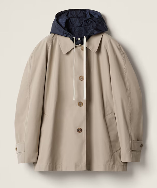 파나마 코튼 블루종 자켓