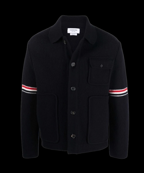 보일드 울 스트라이프 워크맨 자켓