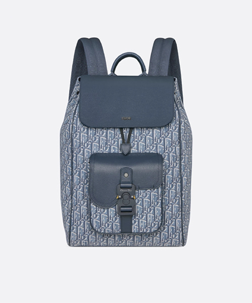 새들 플랩 백팩