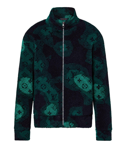 모노그램 카모 플리스 블루종 멀티컬러