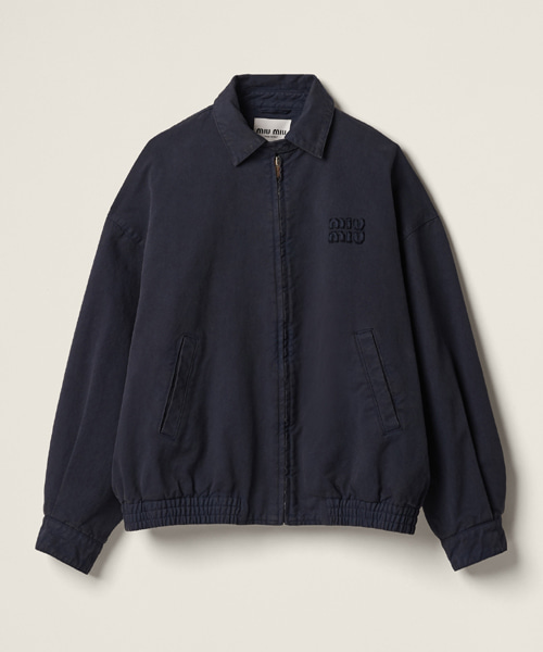 개버딘 블루종 자켓