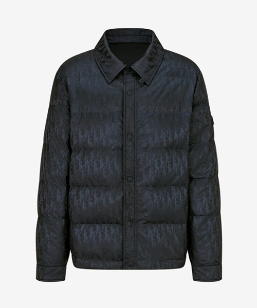 오블리크 퀄티드 자켓