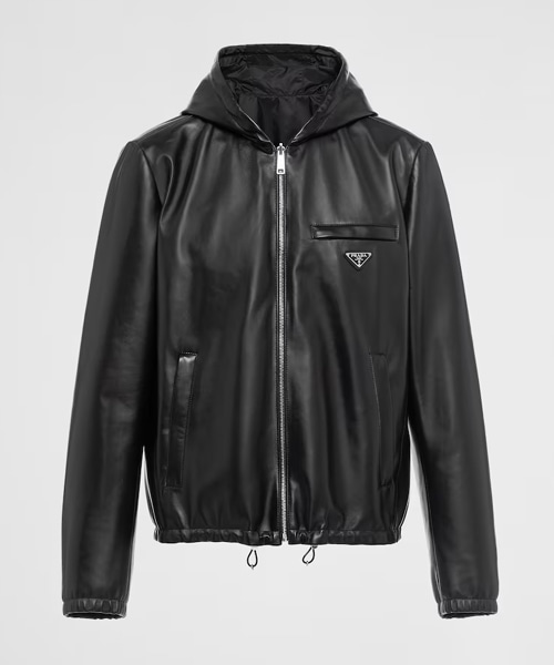 리버서블 나파 및 리나일론 블루종 재킷